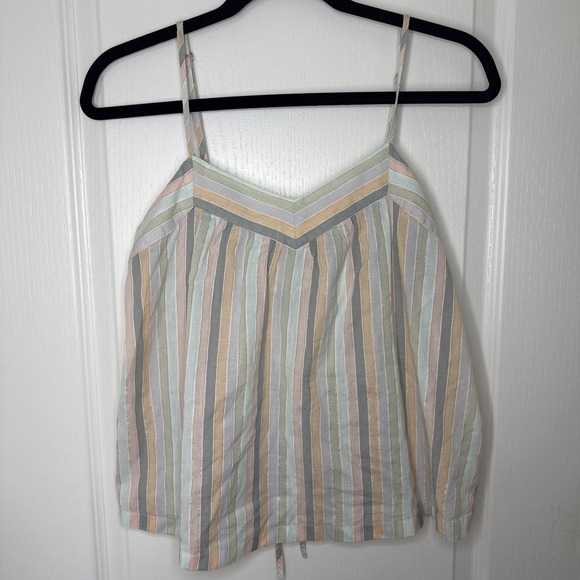 Lucky Brand Tops - Spaghetti Strap Babydoll Cami Top | Pastel Boho Cottagecore